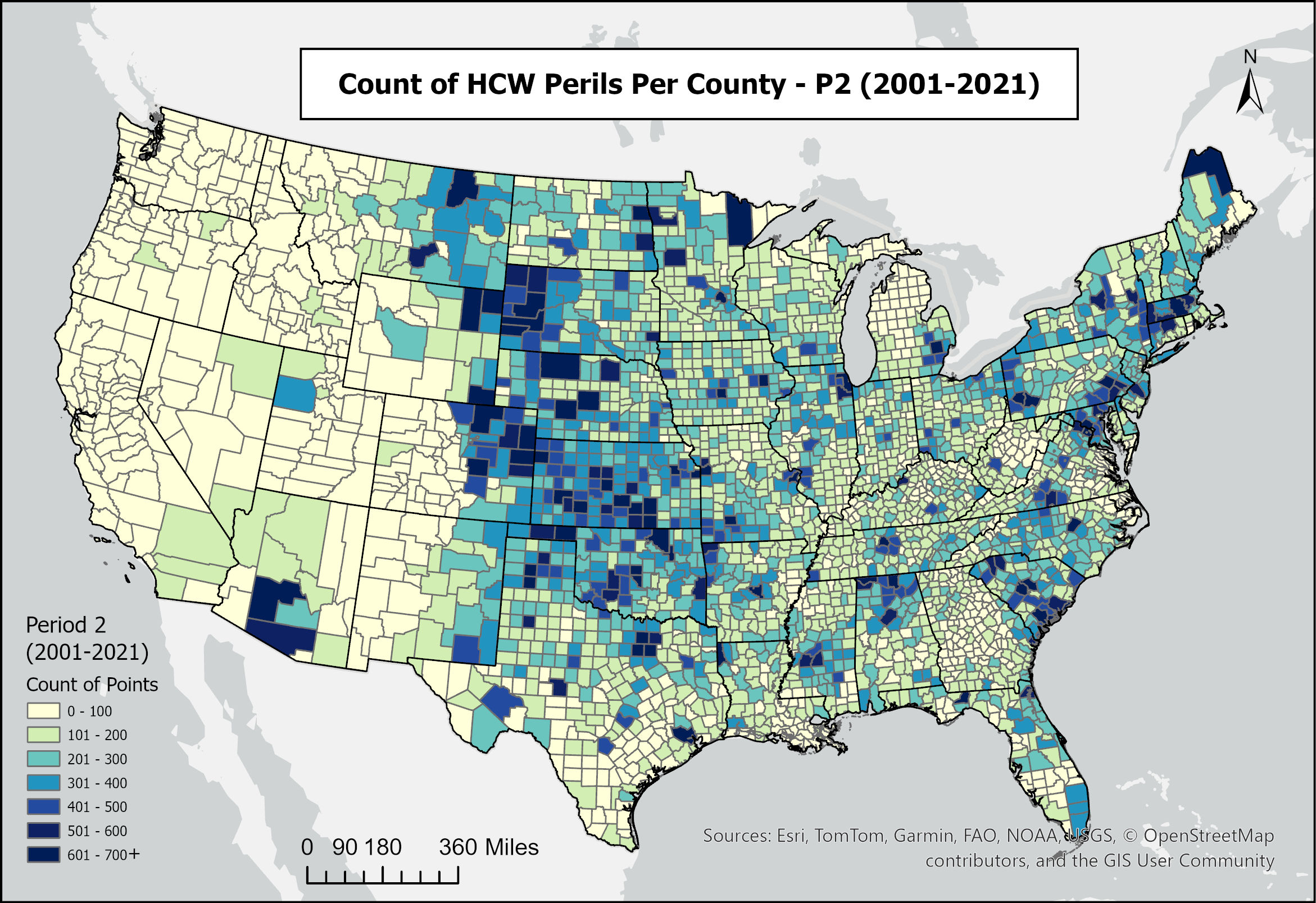 Peril counts for 2001–2021