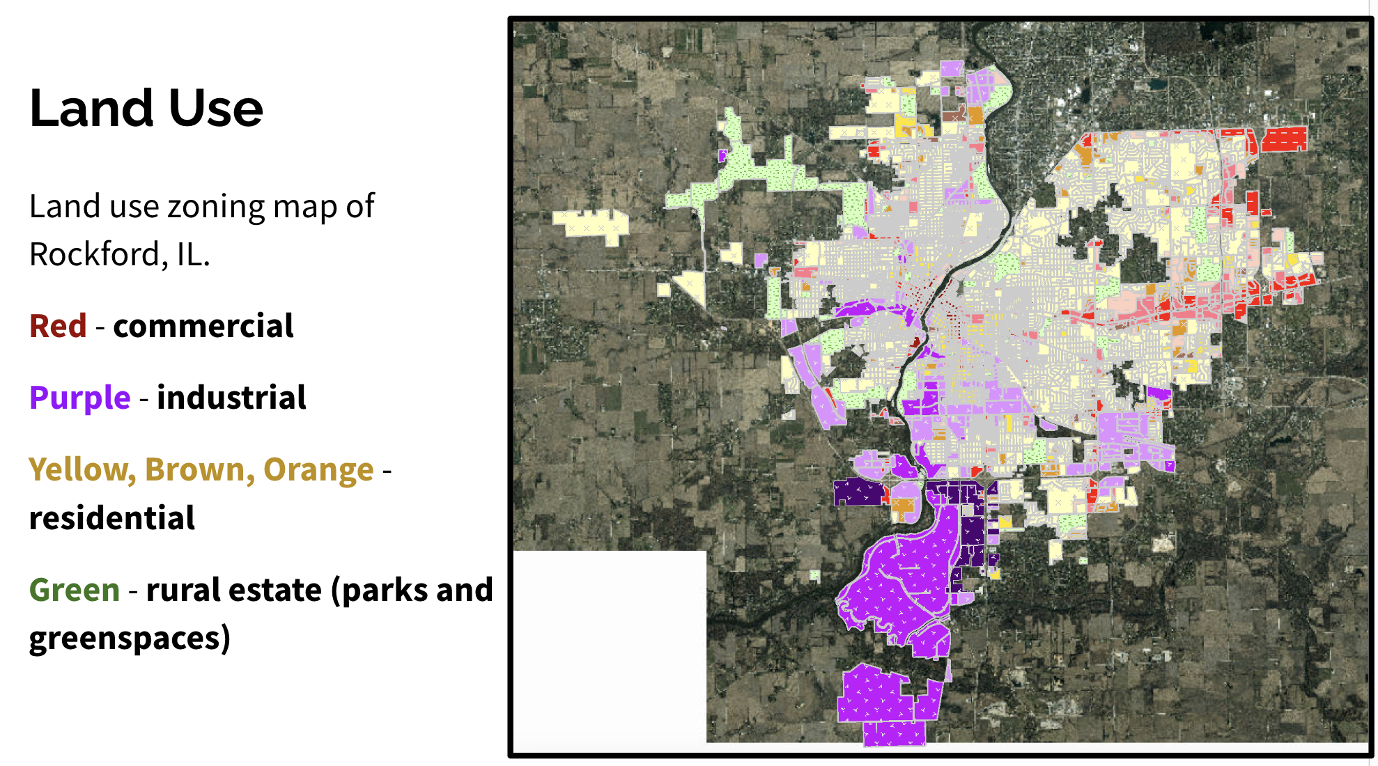 Land use zoning