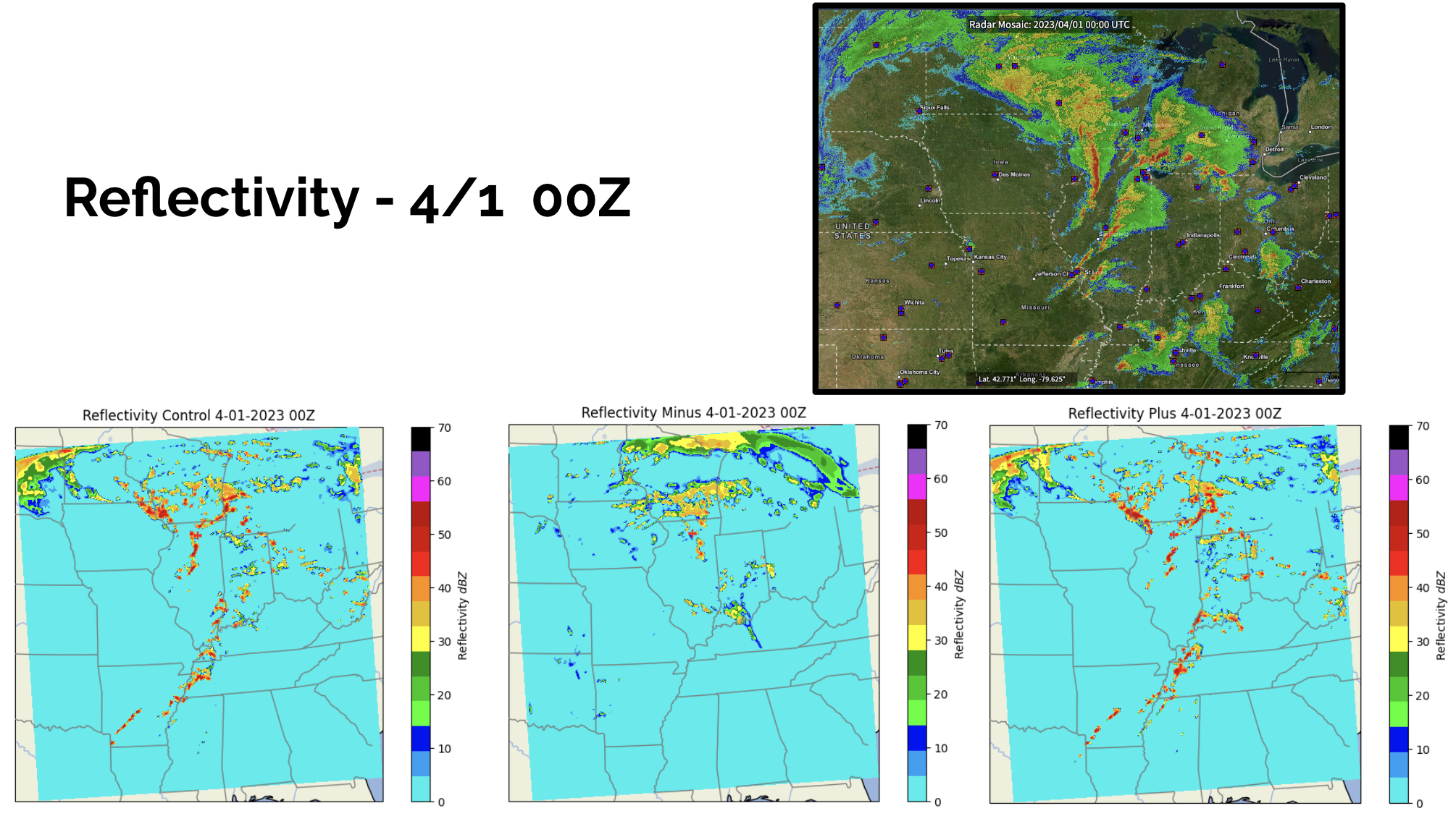Reflectivity at 00Z